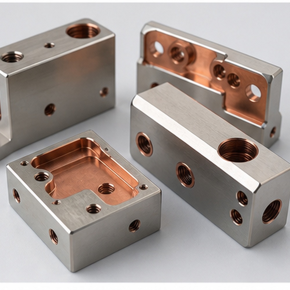 Cov blocks conductive uas ua tiav nickel plated