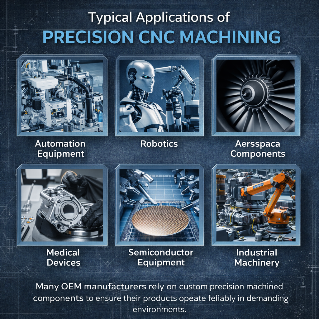 Typical Applications of cnc machining
