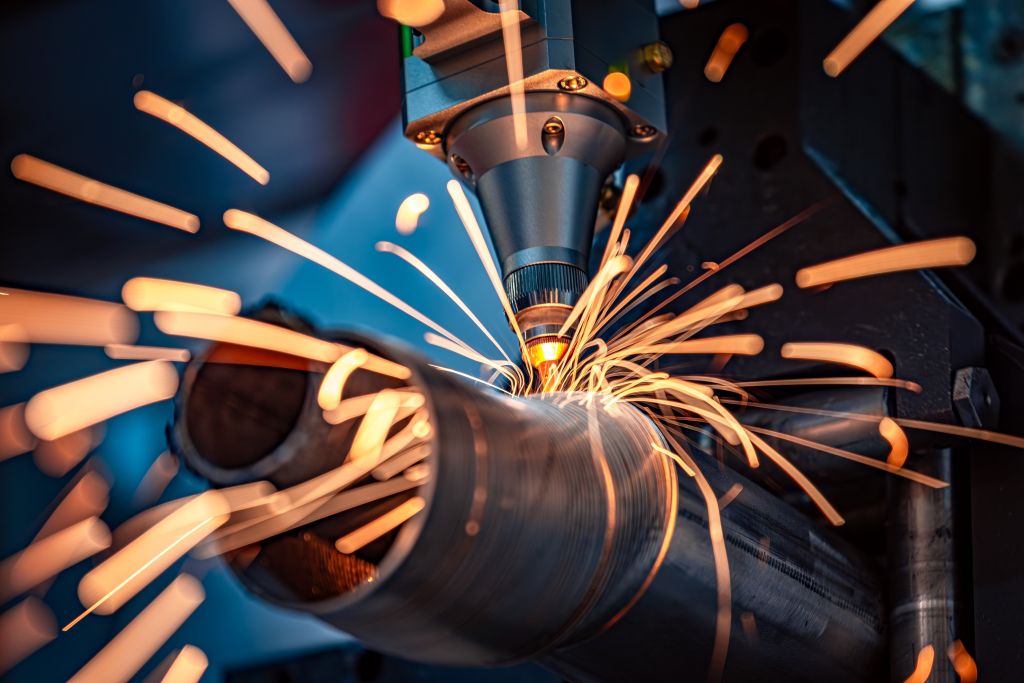 Cnc,Laser,And,Gas,Cutting,Of,Metal,,Modern,Industrial,Technology