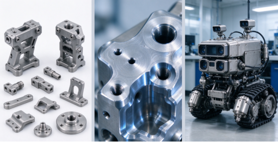 titanium robot cnc machining
